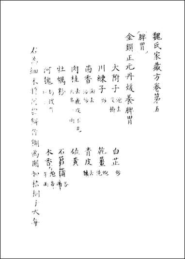 [下载][魏氏家藏方]四_魏岘撰.pdf