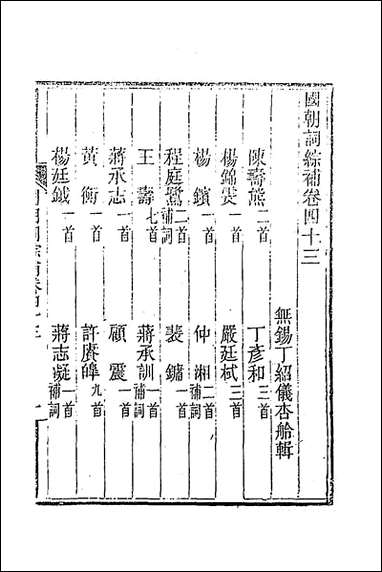 [下载][国朝词综补]十六_丁绍仪辑.pdf