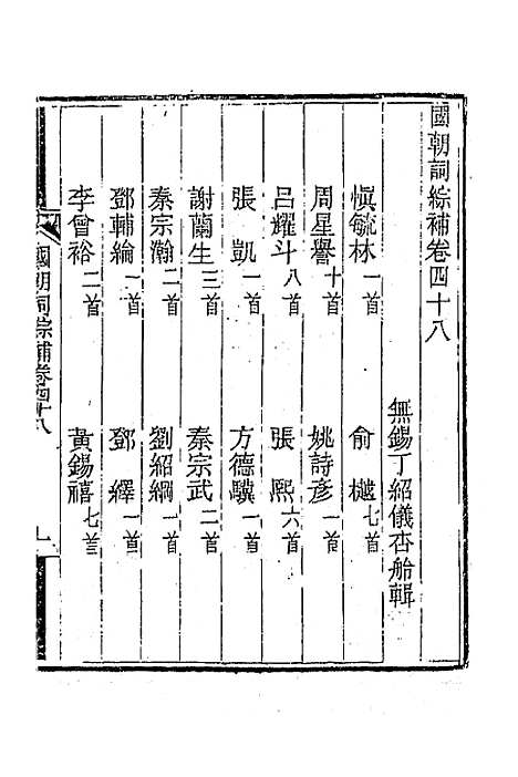 [下载][国朝词综]补十八_丁绍仪.pdf