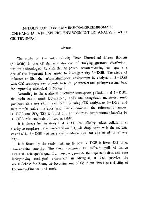 [下载][应用GLS技术分析城市绿化三维生物量对上海大气环境影响]杨国东.pdf