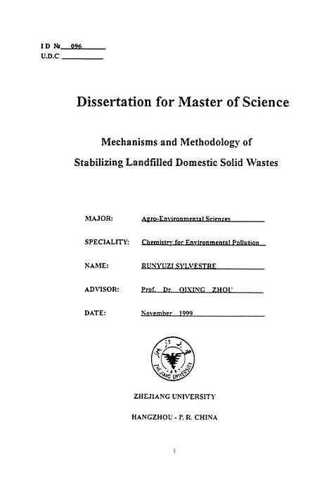 【PresentedforawardofScienceDegreeinChemistryforEnvironmentalPollution】.pdf