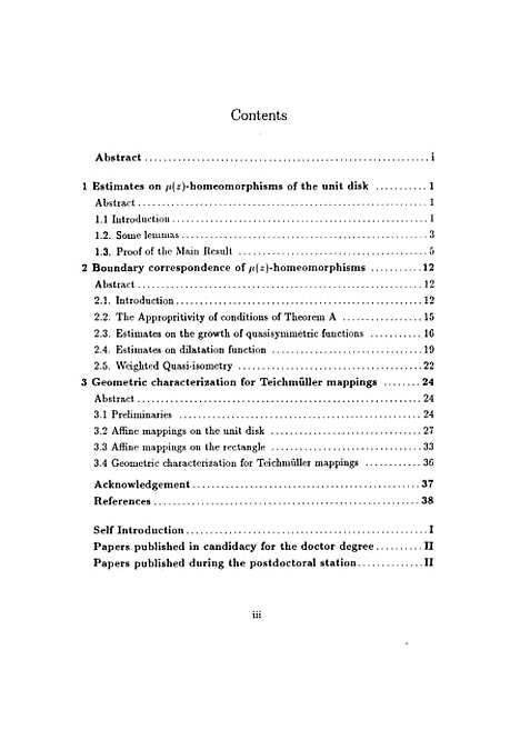 【浙江大学博士後研究工作报告局部拟共形映射估计和黎曼面上泰希缪勒映射的几何刻划】.pdf