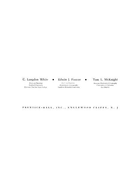 【Regional Geography Of Anglo-American】C Langdon White Edwin J Foscue Tom L McknightPrentice-Hall Inc Englewood Cliffs Nj.pdf