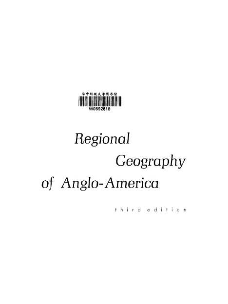 【Regional Geography Of Anglo-American】C Langdon White Edwin J Foscue Tom L McknightPrentice-Hall Inc Englewood Cliffs Nj.pdf