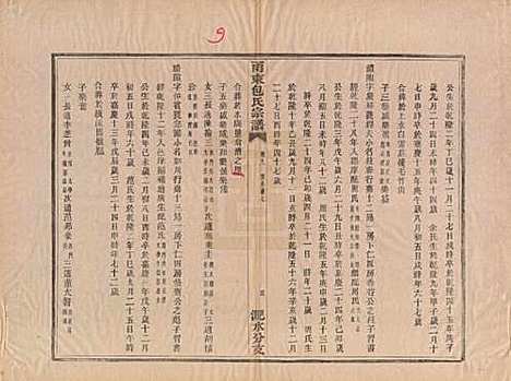 [下载][甬东包氏宗谱]浙江包氏(共十九卷首一卷)__清嘉庆二年（1797）_九.pdf