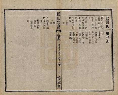 [下载][操氏宗谱]安徽操氏(共六十三卷)__民国三十七年（1948）_二十三.pdf