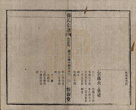 [下载][操氏宗谱]安徽操氏(共六十三卷)__民国三十七年（1948）_二十九.pdf