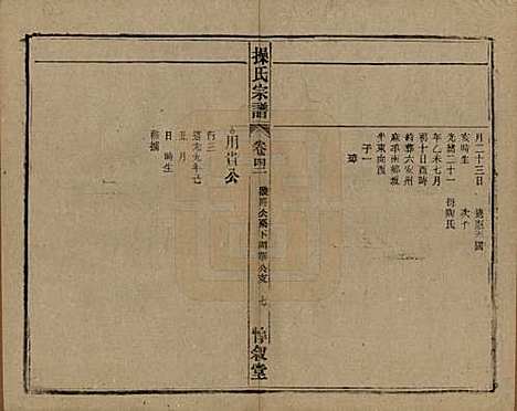 [下载][操氏宗谱]安徽操氏(共六十三卷)__民国三十七年（1948）_四十二.pdf