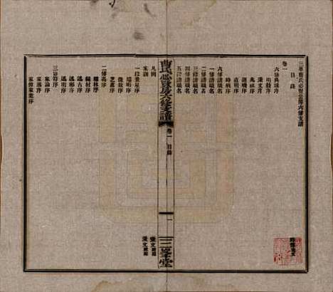 [下载][三峯曹氏必贤房六修支谱]湖南曹氏(共十八卷卷首一卷)__民国三十七年（1948）_一.pdf