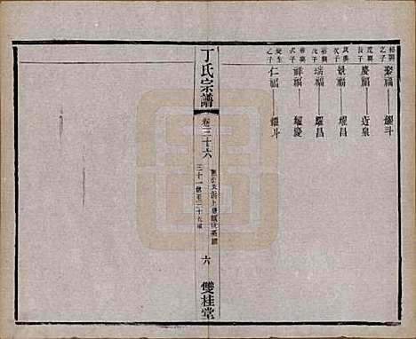 [下载][丁氏宗谱]江苏丁氏(共四十六卷首六卷)__清光绪十年（1884）_三十六.pdf