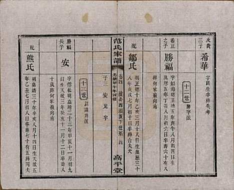 [下载][范氏家谱]湖南范氏(共九卷)__清光绪二十年（1894）_四.pdf