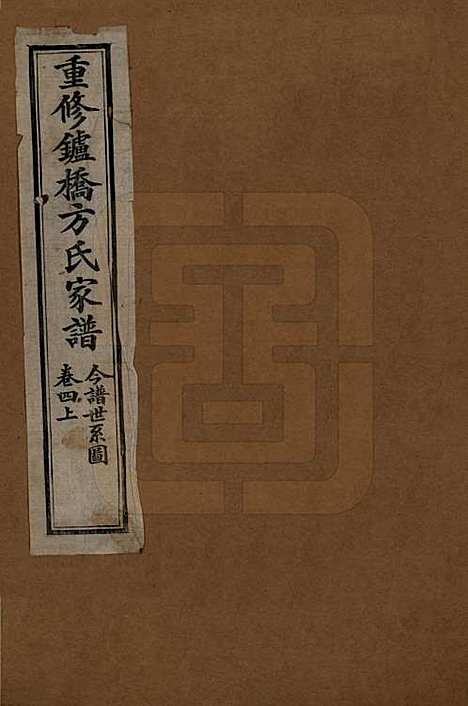 [下载][重修鑪桥方氏家谱]安徽方氏(共四卷)__清光绪四年(1878)_四.pdf