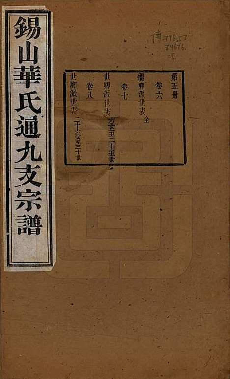 [下载][华氏通九支宗谱]江苏华氏(共二十八卷首一卷)__清光绪二年（1876）_六.pdf