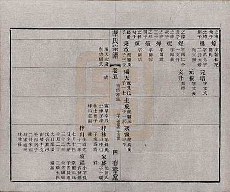 [下载][华氏通四三省公支宗谱]江苏华氏(共十五卷首三卷末一卷)__清宣统三年（1911）_五.pdf