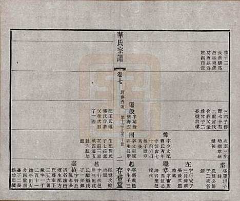 [下载][华氏通四三省公支宗谱]江苏华氏(共十五卷首三卷末一卷)__清宣统三年（1911）_七.pdf