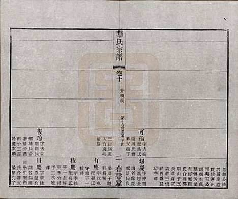 [下载][华氏通四三省公支宗谱]江苏华氏(共十五卷首三卷末一卷)__清宣统三年（1911）_十.pdf