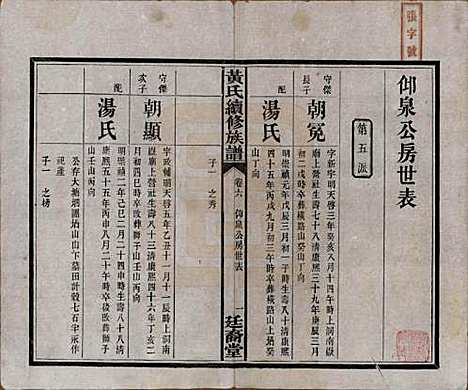 [下载][黄氏续修族谱]湖南黄氏(共十卷)__民国五年1916_六.pdf