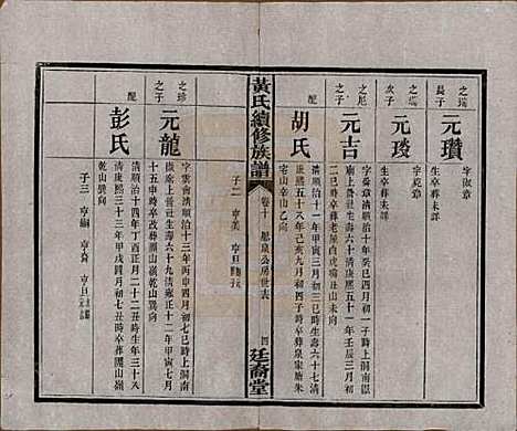 [下载][黄氏续修族谱]湖南黄氏(共十卷)__民国五年1916_十.pdf