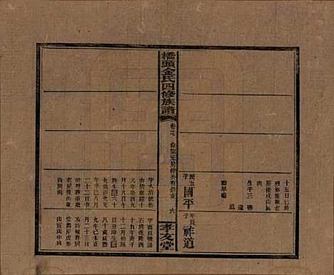 [下载][桥头金氏四修族谱]湖南金氏__民国31年1942_十三.pdf