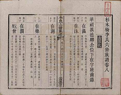 [下载][杉木桥李氏六修族谱]湖南李氏__光绪28年（1902）_八.pdf