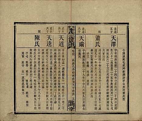 [下载][天堂李氏三修族谱]湖南李氏__民国35年（1946）_四十五.pdf