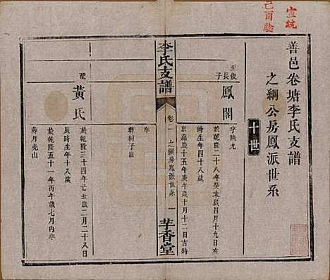 [下载][李氏支谱]湖南李氏(共四卷首三卷)__清同治四年（1875）_二.pdf