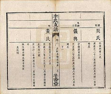 [下载][李氏支谱]湖南李氏(共四卷首三卷)__清同治四年（1875）_三.pdf