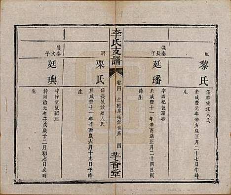 [下载][李氏支谱]湖南李氏(共四卷首三卷)__清同治四年（1875）_四.pdf