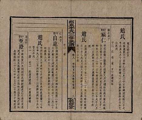 [下载][邵东李氏三修族谱]湖南李氏__清宣统3年（1911）_八.pdf