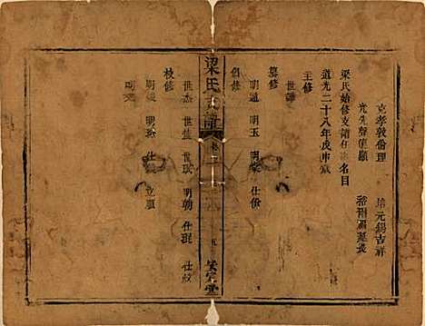 [下载][梁氏支谱]湖南梁氏__清道光28年1848_一.pdf