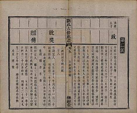 [下载][刘氏六修族谱]湖南刘氏(共四十卷)__清光绪八年（1882）_九.pdf