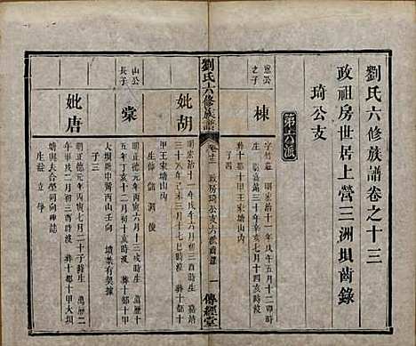 [下载][刘氏六修族谱]湖南刘氏(共四十卷)__清光绪八年（1882）_十三.pdf