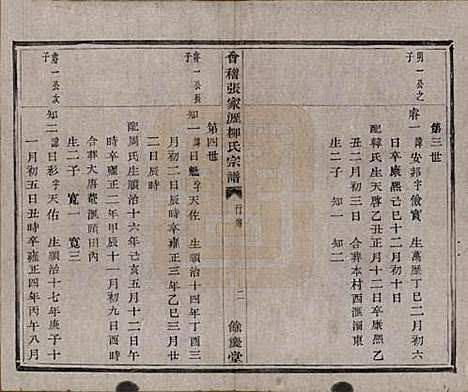 [下载][会稽张家沥柳氏宗谱]浙江柳氏__清咸丰七年（1857）_二.pdf