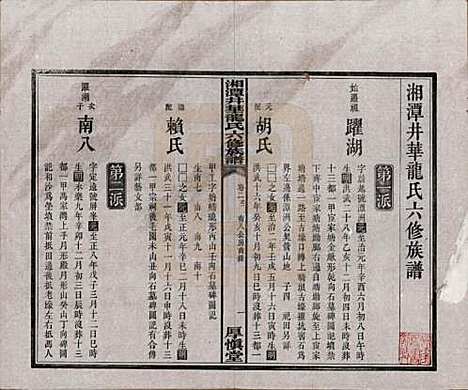 [下载][湘潭井华龙氏六修族谱]湖南龙氏__民国23年1934_二.pdf