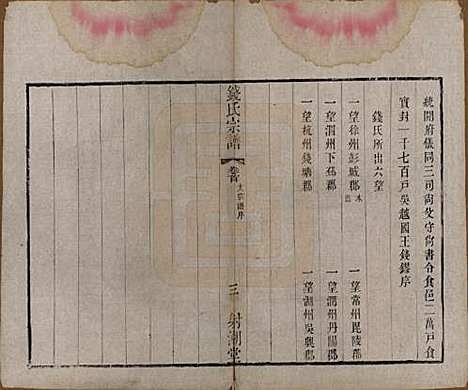 [下载][钱氏宗谱]中国钱氏(共十三卷首一卷)__清光绪六年（1880）_一.pdf