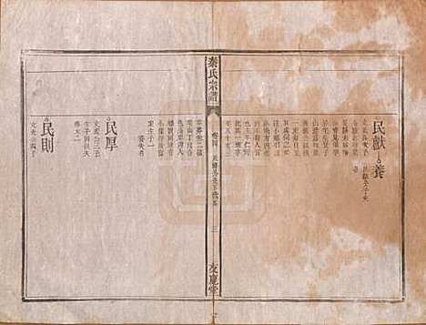 [下载][秦氏宗谱]安徽秦氏(共七卷)__清咸丰二年（1852）_四.pdf