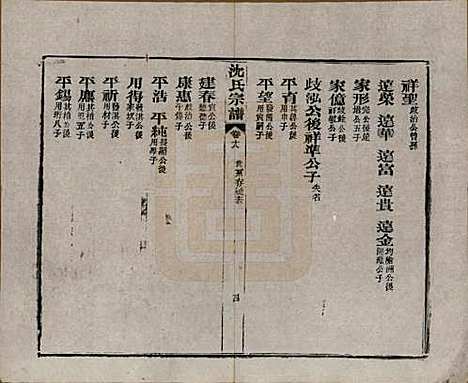 [下载][孝感沈氏宗谱]湖北沈氏(共二十四卷首一卷)__民国八年（1919）_十八.pdf