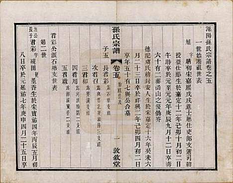 [下载][孙氏宗谱]江苏孙氏(共二十八卷)__民国三年（1914）_五.pdf