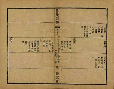 [下载][孙氏宗谱]安徽孙氏(共十二卷)__民国十九年（1930）_十.pdf