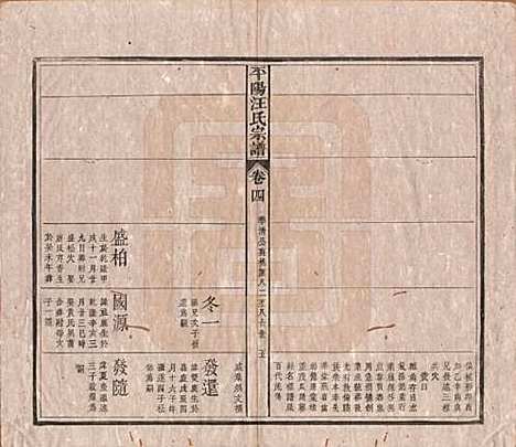 [下载][平阳汪氏宗谱]安徽汪氏(共八卷)__清光绪二十九年（1903）_四.pdf