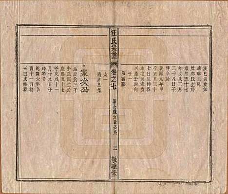 [下载][汪氏宗谱]安徽汪氏(共十五卷末二卷)__清同治十年（1871）_七.pdf