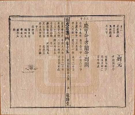 [下载][汪氏宗谱]安徽汪氏(共十五卷末二卷)__清同治十年（1871）_十五.pdf