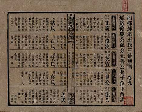 [下载][湘乡苏塘王氏三修族谱]湖南王氏__民国19年（1930）_九.pdf