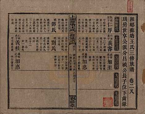 [下载][湘乡苏塘王氏三修族谱]湖南王氏__民国19年（1930）_二十八.pdf