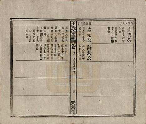 [下载][王氏宗谱]安徽王氏(共十四卷首一卷)__清光绪二十二年（1896）_九.pdf