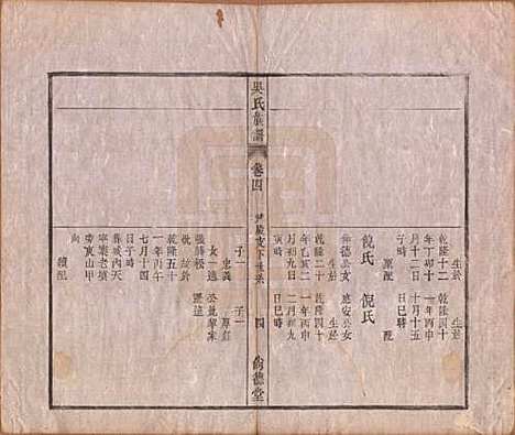 [下载][吴氏宗谱]安徽吴氏(共六卷)__清同治八年（1869）_四.pdf