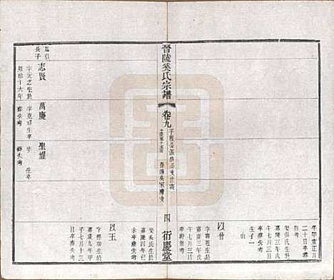 [下载][晋陵奚氏宗谱]江苏奚氏(共十二卷)__民国十年（1921）_九.pdf