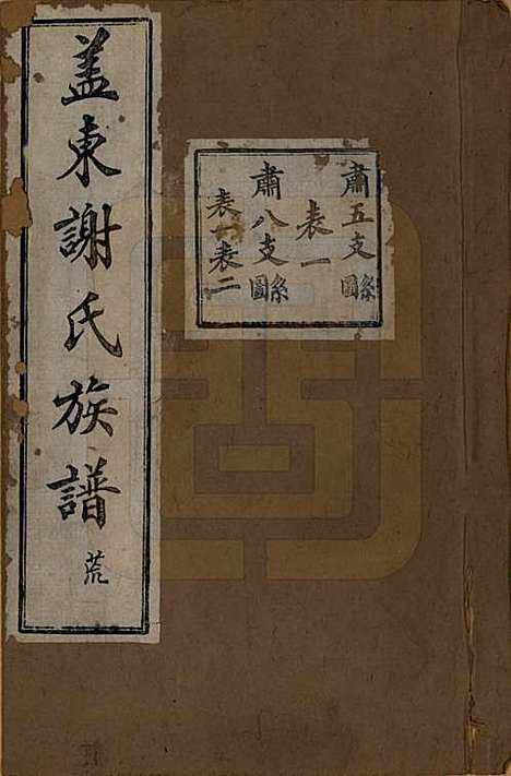 [下载][盖东谢氏族谱]浙江谢氏__民国十四年（1925）_八.pdf