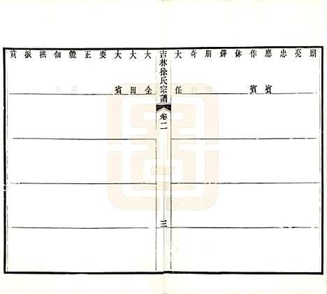 [下载][吉林永吉徐氏宗谱]吉林徐氏(共四卷)__民国十九年（1930）_二.pdf