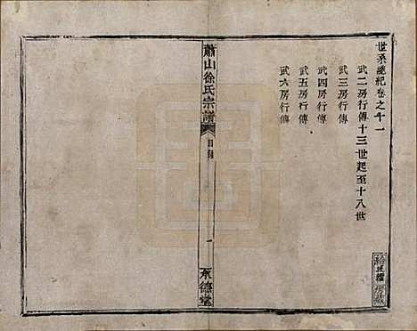 [下载][萧山徐氏宗谱]浙江徐氏(共十六卷)__清嘉庆二十四年（1819）_十一.pdf